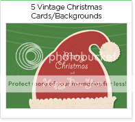 photo 5 vintage christmas cards
