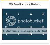 50 small icons - bullets