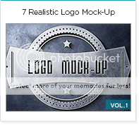 7 realistic logo mock up