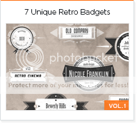 7 unique retro badges