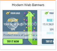 Modern web banners