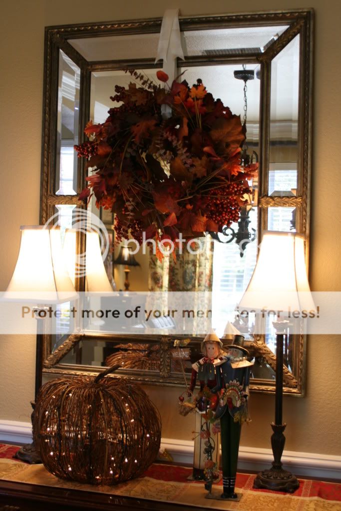 How to Hang Wreaths on Mirrors