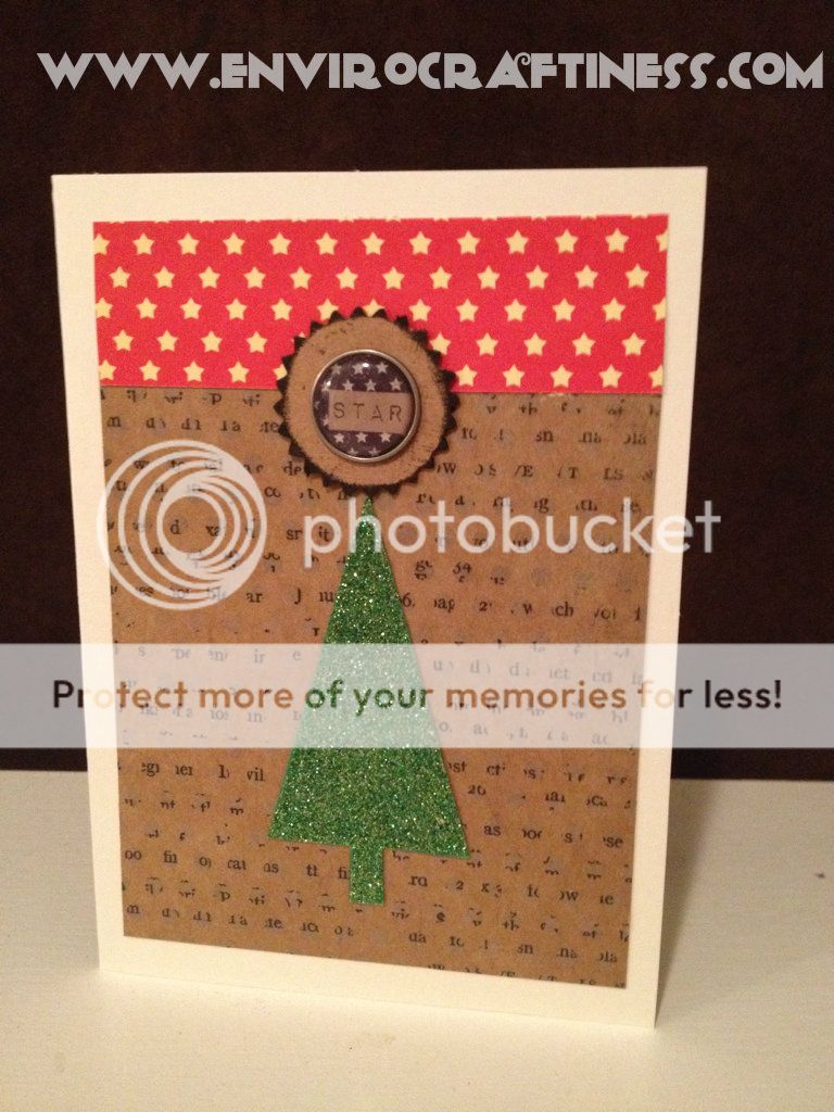 Star kraft paper christmas card, Uploaded from the Photobucket iPhone App