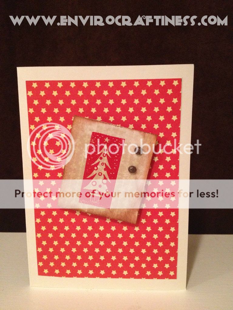 embossed christmas tree card, Uploaded from the Photobucket iPhone App
