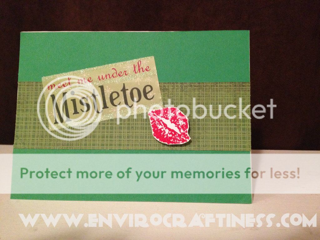 Mistletoe Christmas card, Uploaded from the Photobucket iPhone App