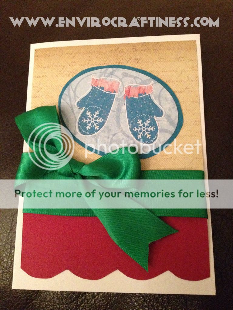 Mitten Christmas Card, Uploaded from the Photobucket iPhone App