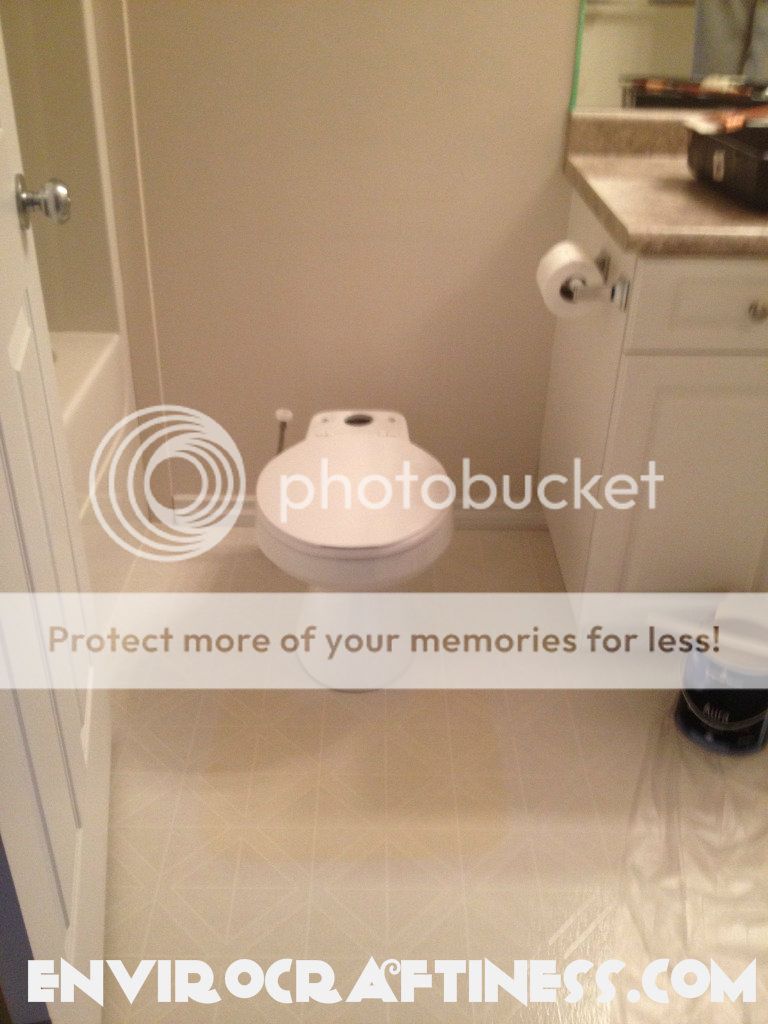 Toilet tank removed 2