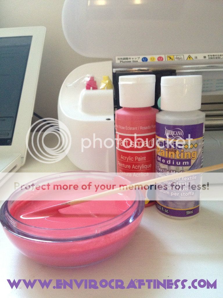 DIY fabric paint