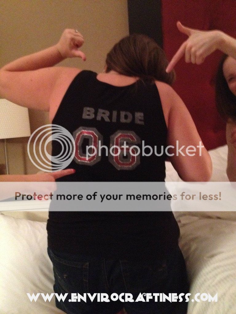 Bride tank top